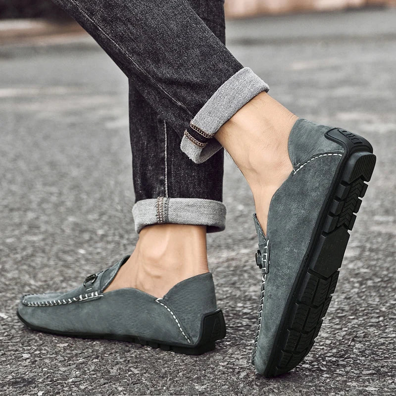 Novara™ | Astire Genuine Suede Loafers