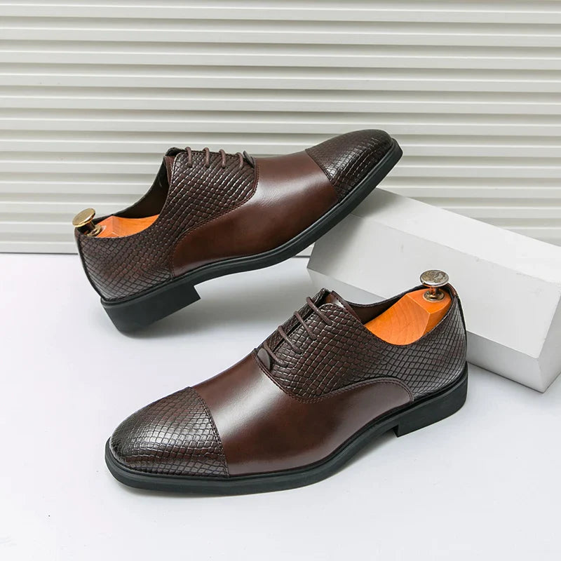 Novara™ | Slyther Genuine Leather Brogues