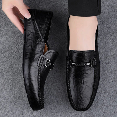 Novara™ | Kizar Leather Loafers
