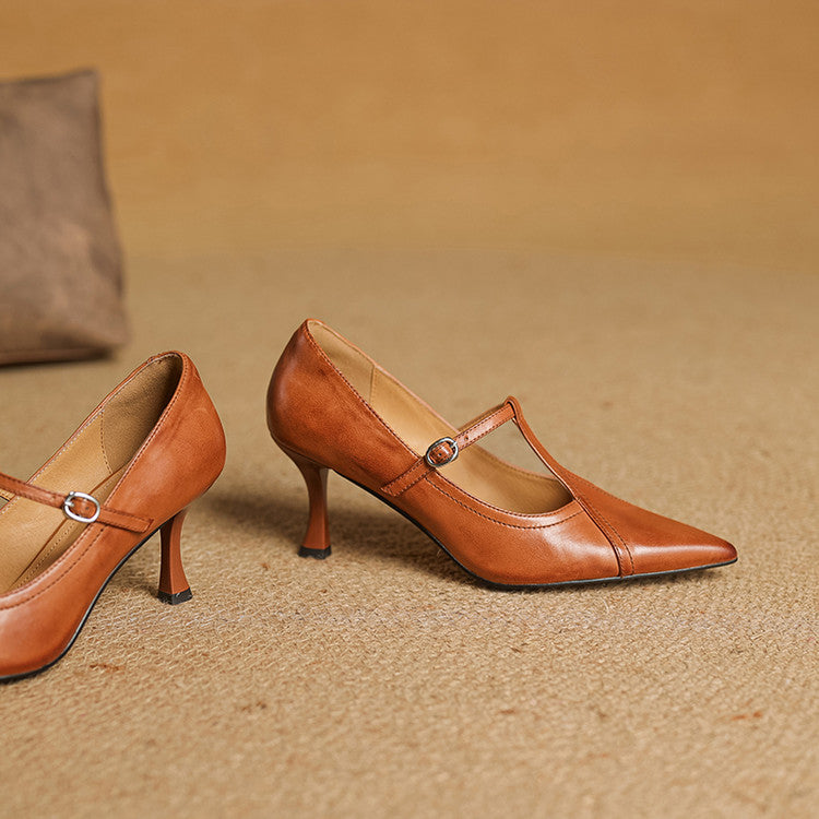 Novara™ | Lorena Genuine Leather Heels