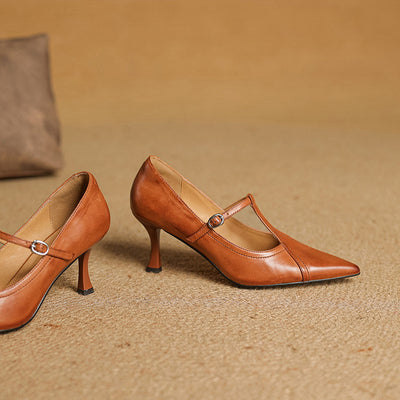 Novara™ | Lorena Genuine Leather Heels