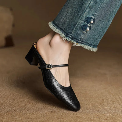 Novara™ | Berla Genuine Leather Mules