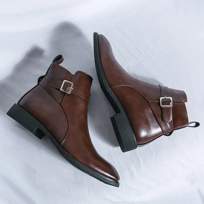 Novara™ | Sergio Genuine Leather Chelsea Boots