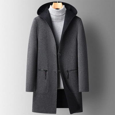 Novara™ | Wool Hooded Overcoat