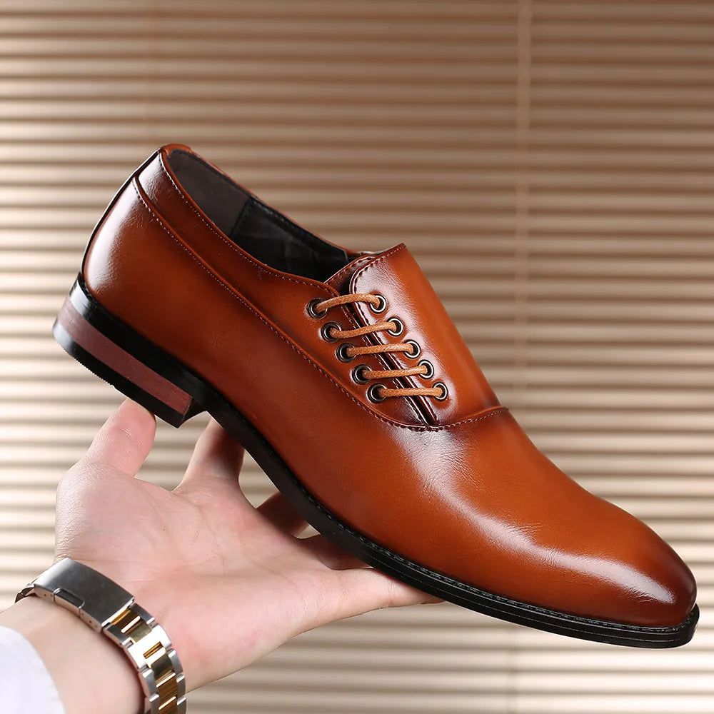 Novara™ | Bertolini Genuine Leather Oxford Shoes