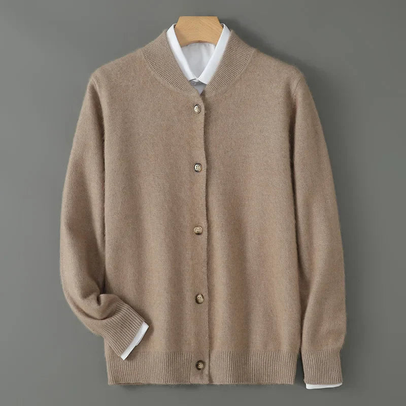 Novara™ | Mazer 100% Cashmere Cardigan