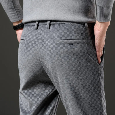 Novara™ | Corduroy Checkered Pants
