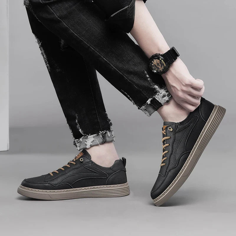 Novara™ | Ozgun Genuine Leather Sneakers