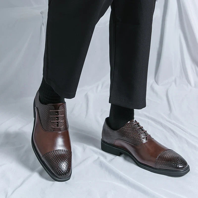 Novara™ | Slyther Genuine Leather Brogues