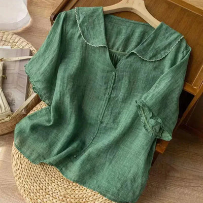 Novara™ | Tiara Linen Blouse