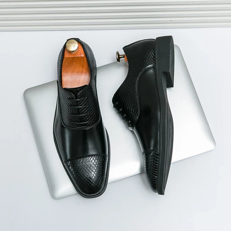Novara™ | Slyther Genuine Leather Brogues