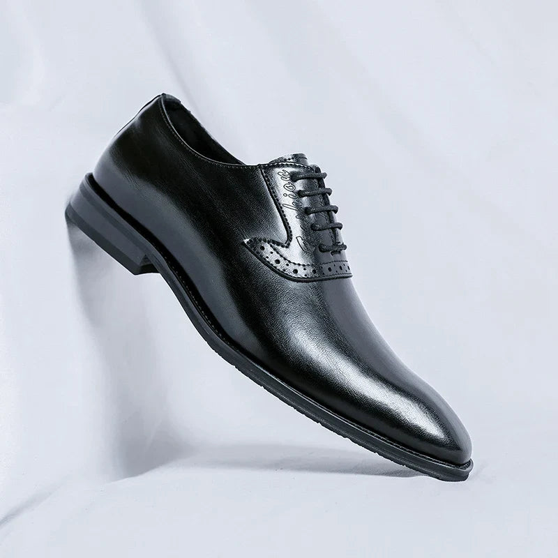 Novara™ | Riven Leather Shoes