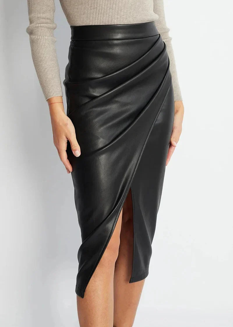 Novara™ | Maeve Leather Skirt
