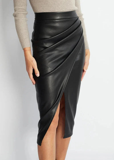 Novara™ | Maeve Leather Skirt