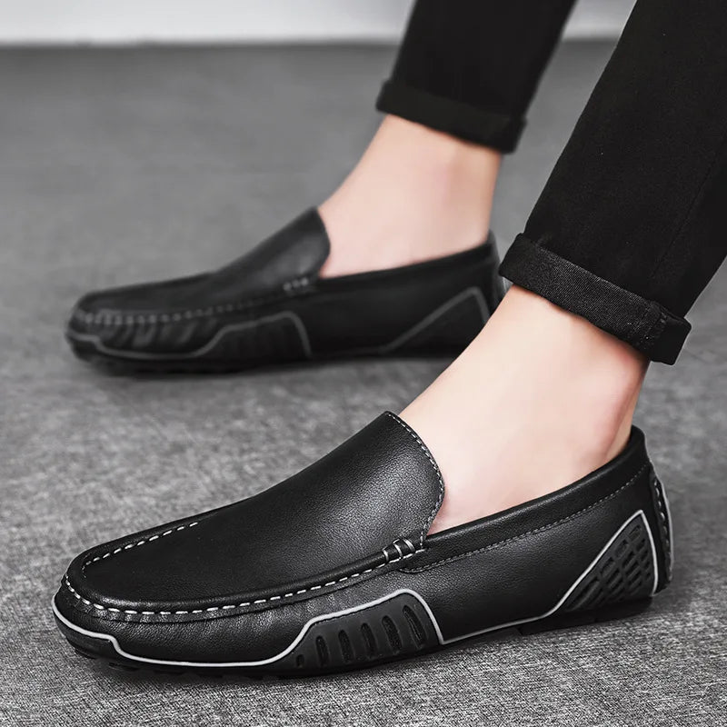 Novara™ | Salvatore Genuine Leather Loafers