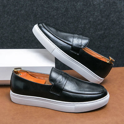 Novara™ | Reyes Genuine Leather Loafers
