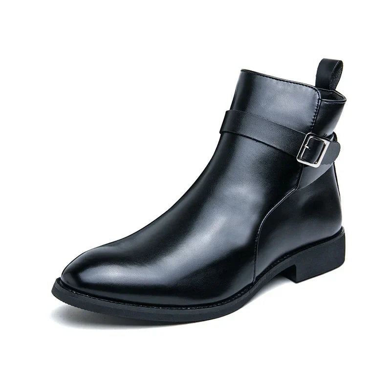 Novara™ | Sergio Genuine Leather Chelsea Boots