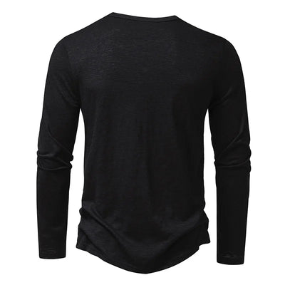 Novara™ | Enzo Cotton Henley Shirt