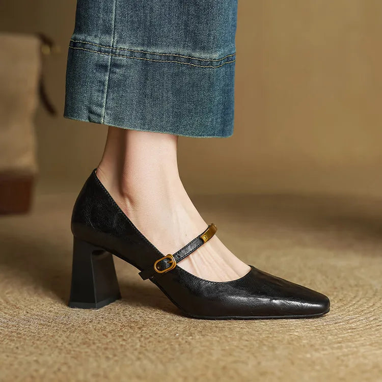 Novara™ | Auria Genuine Leather Heels