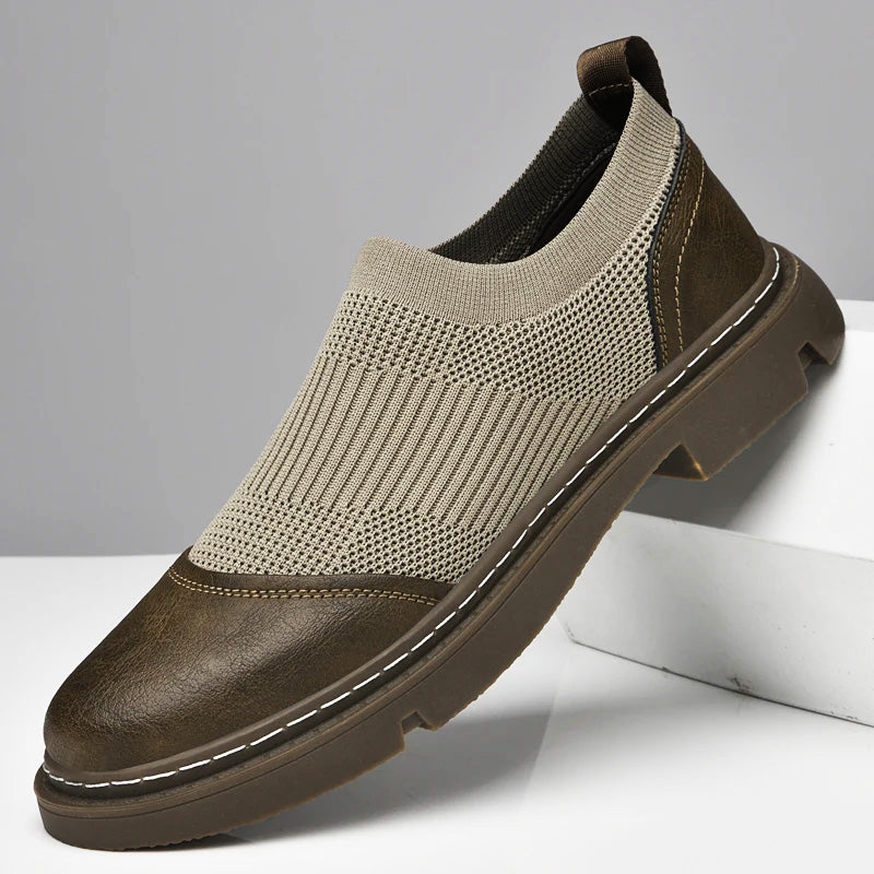 Novara™ | Ace Leather Mesh Shoes