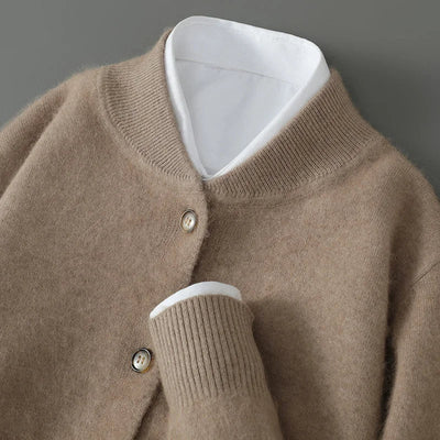 Novara™ | Mazer 100% Cashmere Cardigan