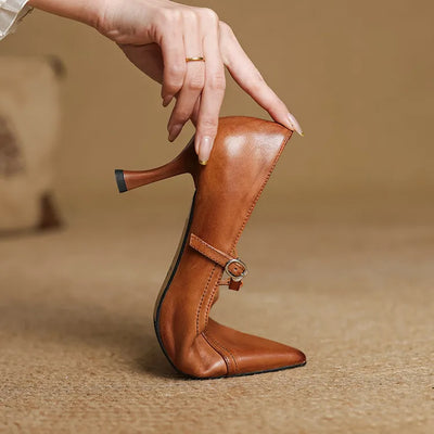 Novara™ | Lorena Genuine Leather Heels