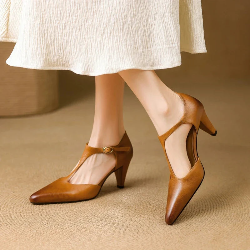 Novara™ | Triana Genuine Leather Heels