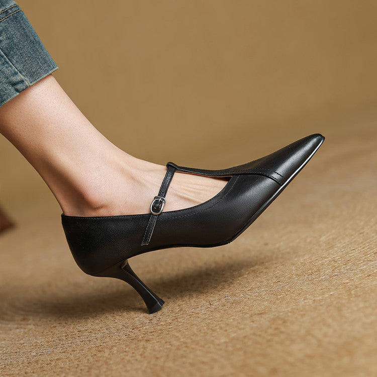 Novara™ | Lorena Genuine Leather Heels