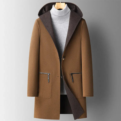 Novara™ | Wool Hooded Overcoat