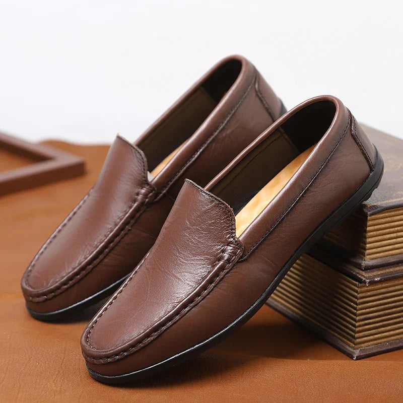 Novara™ | Hombre Genuine Leather Loafers