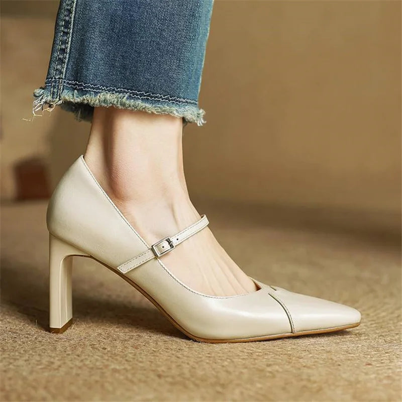 Novara™ | Emily Genuine Leather Heels