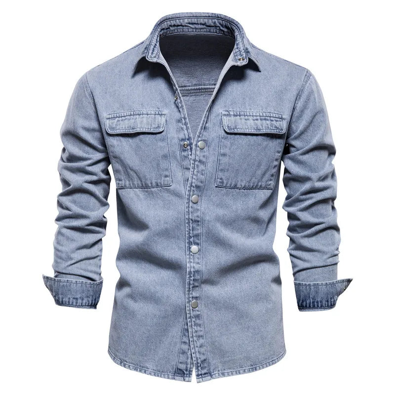 Novara™ | Cotton Denim Shirt