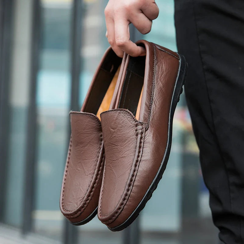 Novara™ | Hombre Genuine Leather Loafers