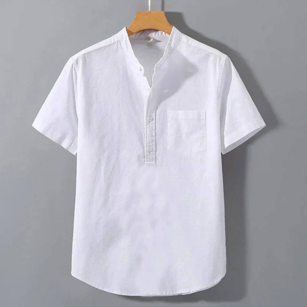 Novara™ | Vartos Cotton-Linen T-Shirt