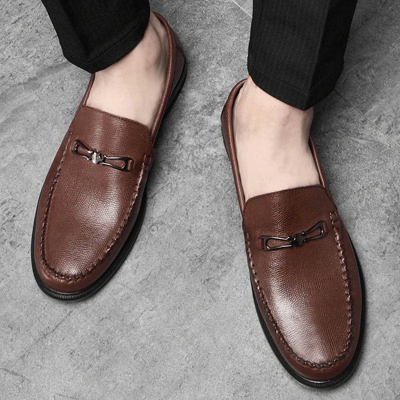 Novara™ | Belvedere Genuine Leather Loafers