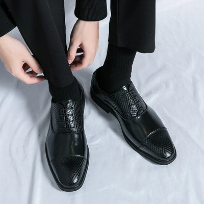 Novara™ | Slyther Genuine Leather Brogues