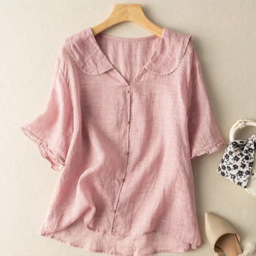 Novara™ | Tiara Linen Blouse