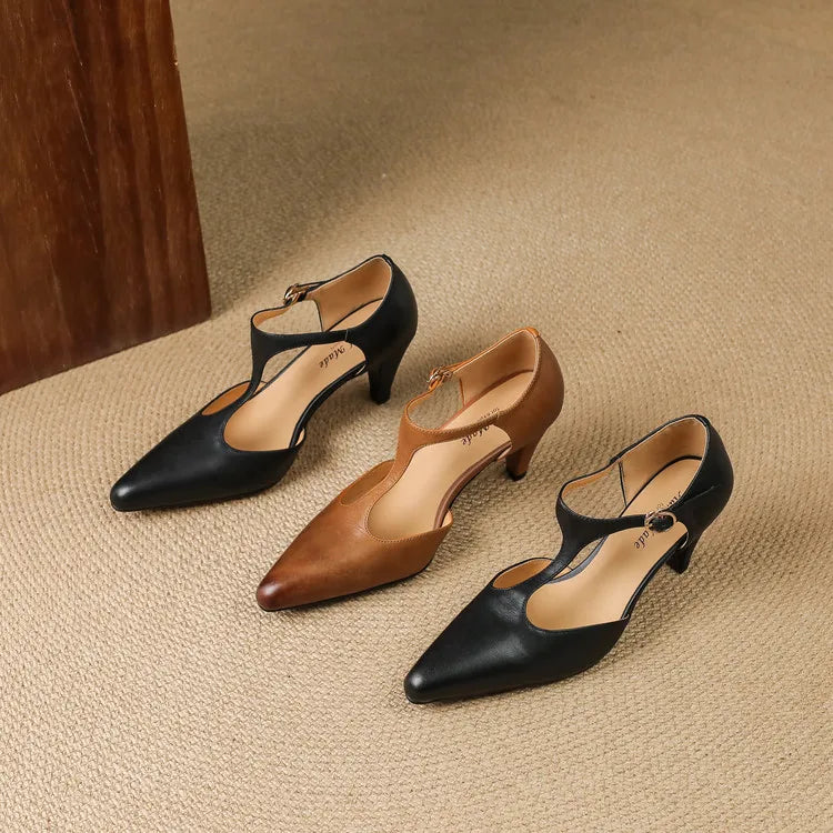 Novara™ | Triana Genuine Leather Heels
