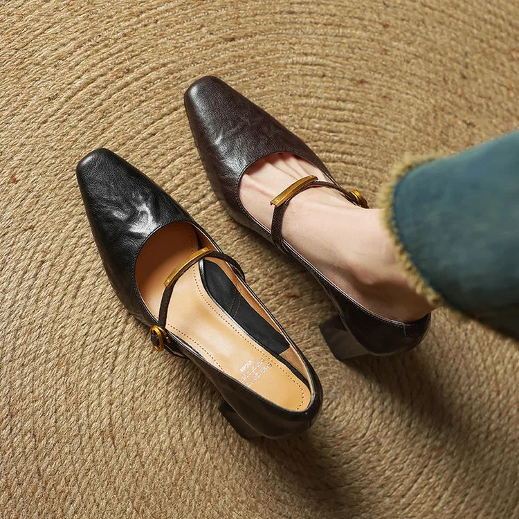 Novara™ | Auria Genuine Leather Heels