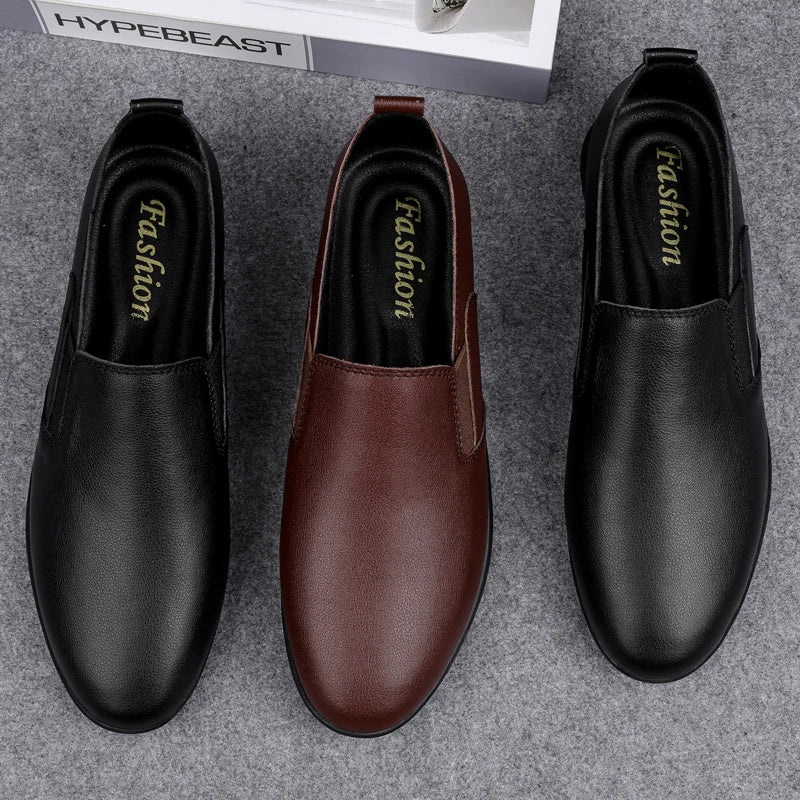 Novara™ | Morris Genuine Leather Loafers
