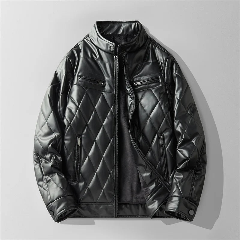 Novara™ | Raven Leather Jacket