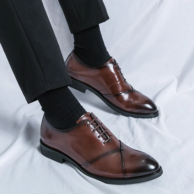 Novara™ | Zuave Leather Derby
