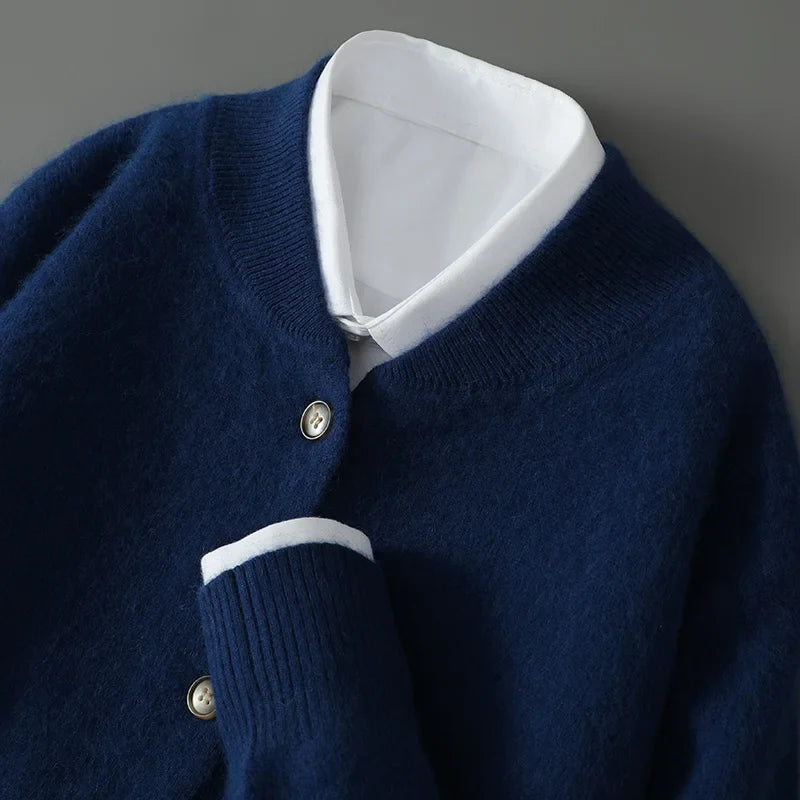 Novara™ | Mazer 100% Cashmere Cardigan