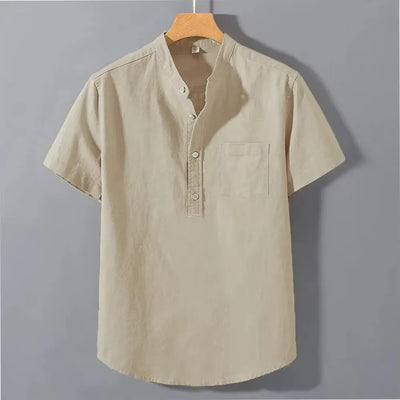 Novara™ | Vartos Cotton-Linen T-Shirt