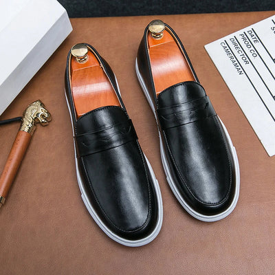 Novara™ | Reyes Genuine Leather Loafers
