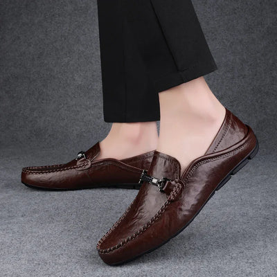 Novara™ | Kizar Leather Loafers