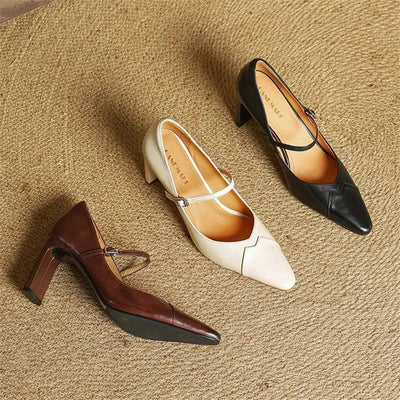 Novara™ | Emily Genuine Leather Heels