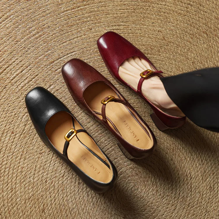 Novara™ | Luisa Genuine Leather Heels