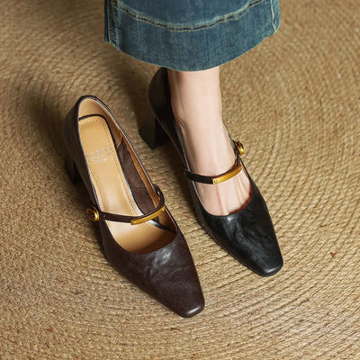 Novara™ | Auria Genuine Leather Heels