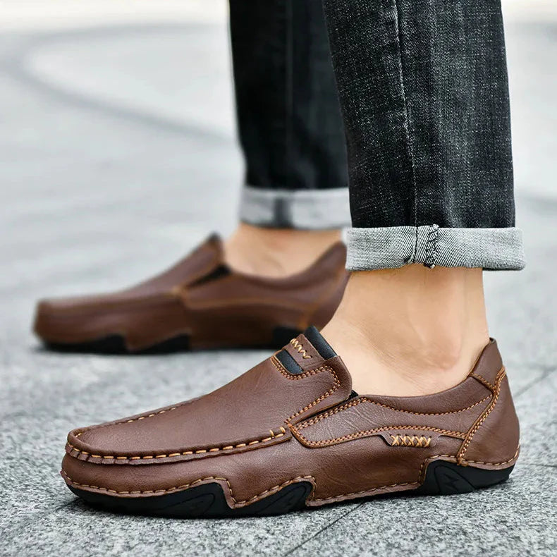 Novara™ | Vanler Leather Loafers